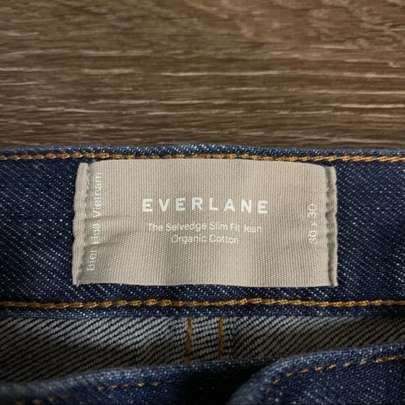 Two Pairs Everlane Selvedge Denim Slim Fit Jeans 30Wx29L - Picture 10 of 11